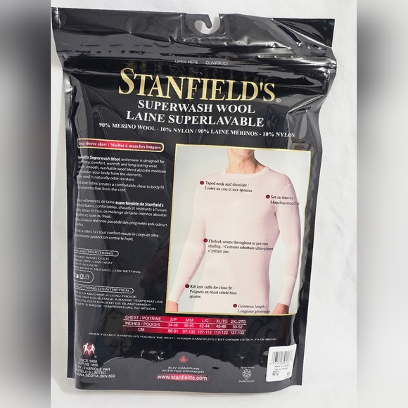 Stanfield'sMerinoWool - Long sleeve sweater - Medium - Picture 4 of 9